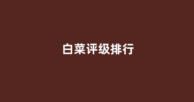 白菜开户
